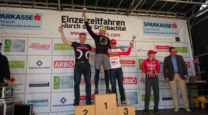 Einzelzeitfahren durch das Grünbachtal – Adolfo am Stockerl und weitere Top-Plätze für das Team
